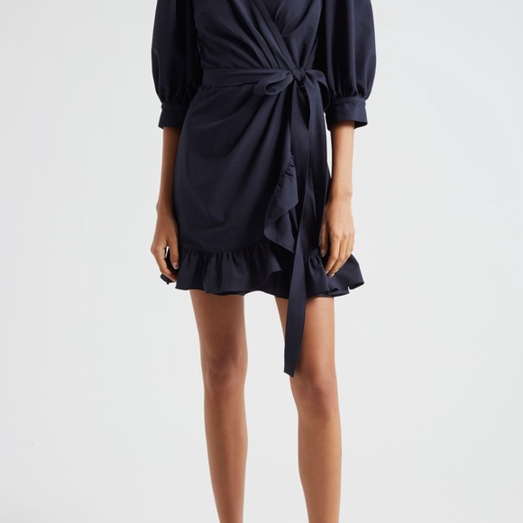 Cinq à Sept Navy Mini Dress - Picture 3 of 6